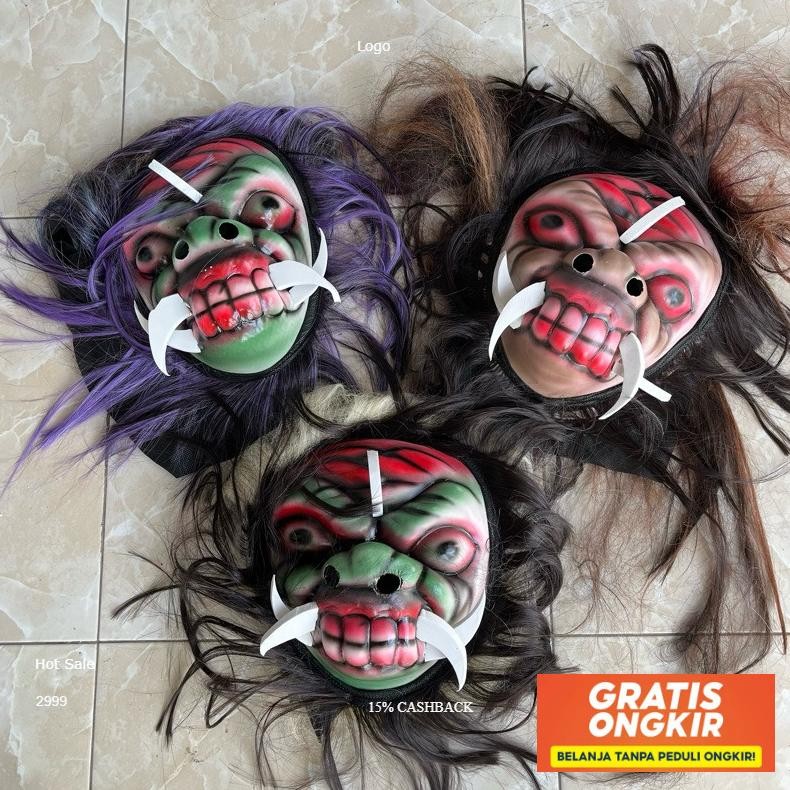 Topeng Gedruk Spons/ Maianan Topeng Anak Anak/ Topeng