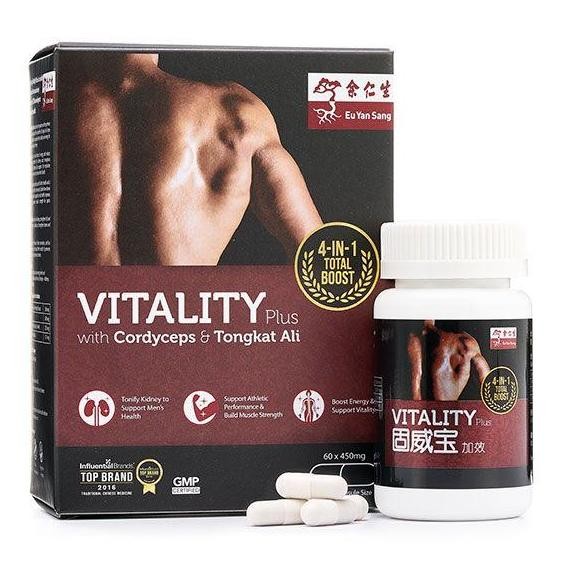 TERMURAH - Eu Yan Sang - Vitality Plus with Cordyceps and Tongkat Ali