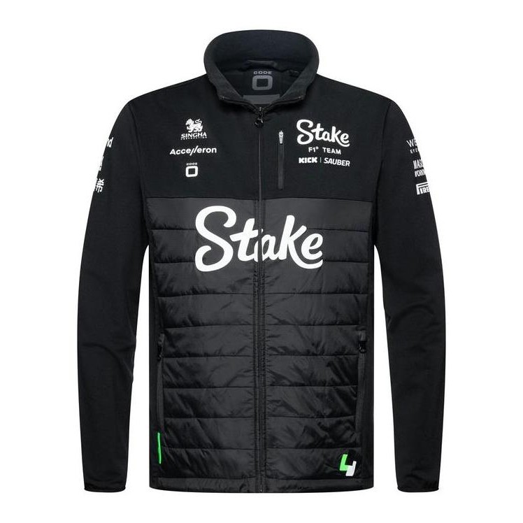 Stake F1 Team Kick Sauber 2024 Team Hybrid Jacket. Jaket Unisex