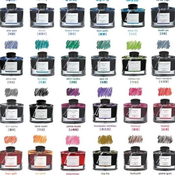 

TERBARU - PILOT IROSHIZUKU INK 50 ML /TINTA IROSHIZUKU INK FOUNTAIN PEN