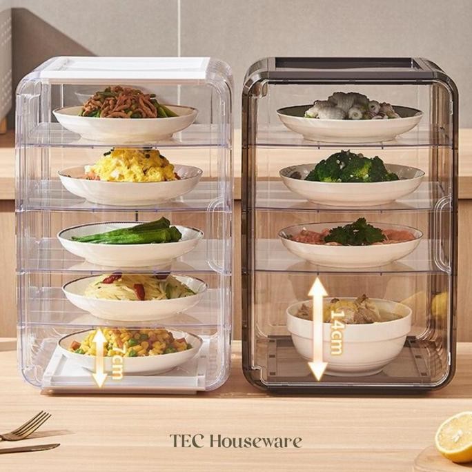

Terlaris TecTuma Tudung Saji Makanan Rak Bertingkat Serbaguna Lemari Lauk Susun Makanan Food Organizer Rak Multifungsi Tempat Skincare Kotak Penyimpanan Mainan Rak Komestik Transparant Bahan Akrilik Penyimpanan Bertingkat Serbaguna