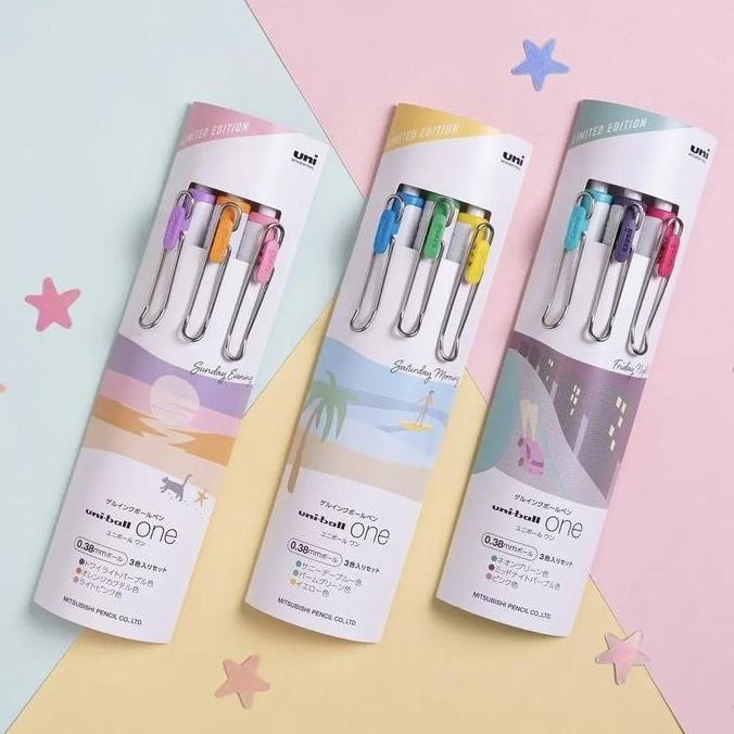 

TERMURAH - Uni UniBall One Pop City Gel Ink Pen 0.38mm 0.5mm Limited Edition