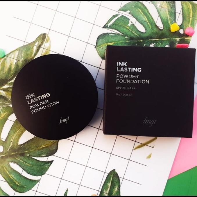 BEBAS ONGKIR - THE FACE SHOP fmgt Ink Lasting Powder Foundation SPF 30 PA++ 9g