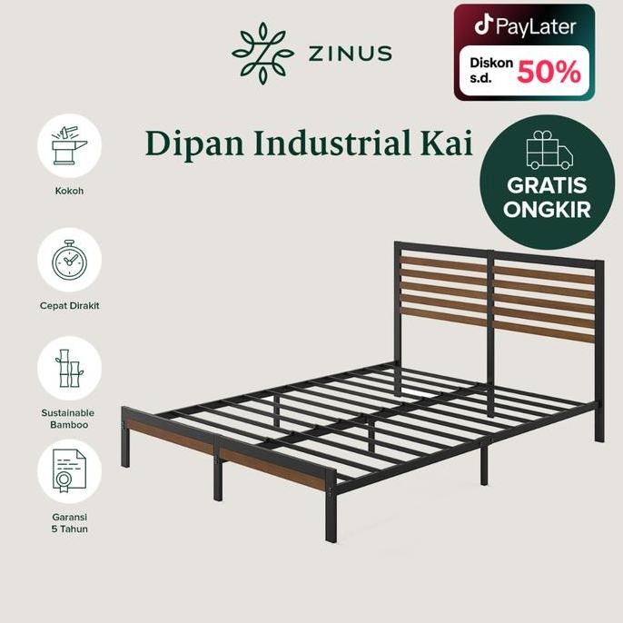 Dipan Industrial Zinus Kai Diy Bed In A Box Furniture