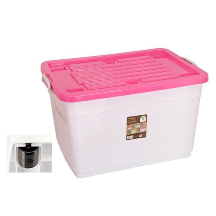 

Terlaris Green Leaf 7883 Container Box Dgn Roda 125 Liter Kotak Plastik Sierra