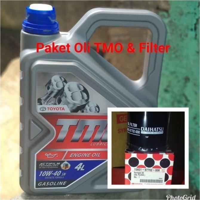 [Expert] paket oli TMO 10W-40 + FILTER OLI AVANZA XENIA CALYA SIGRA AGYA AYLA