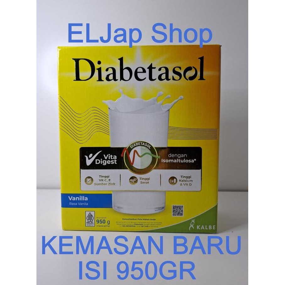 

Susu Bubuk Diabetes Diabetasol Kemasan 1000gr / 1Kg