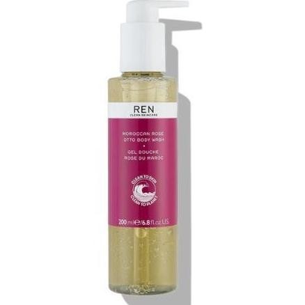 Ren Clean Skincare Moroccan Rose Otto Body Wash Hydrating Natural