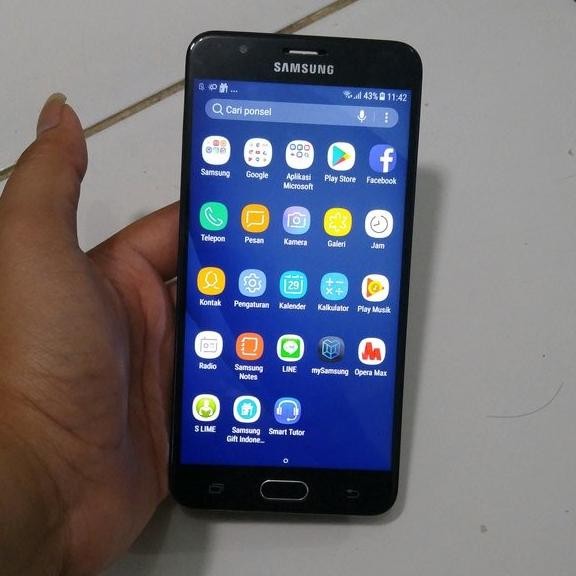 LCD SAMSUNG J7 PRIME G610 BLACK ORI SEIN COPOTAN 19F3B2024 sparepart