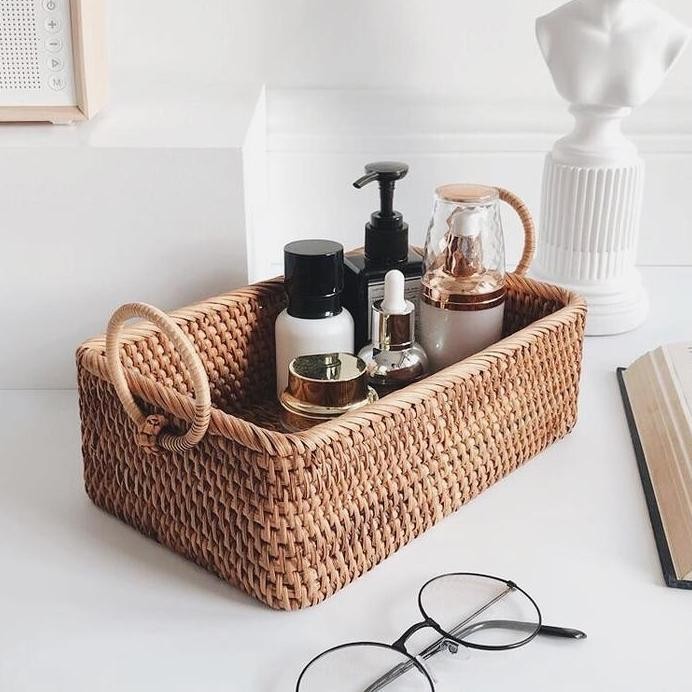 

Terlaris Vania Storage Box - Rattan Storage - Tempat Penyimpanan Aesthetic