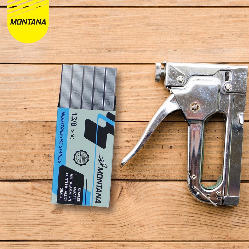 

MONTANA STAPLES ISI STAPLER TEMBAK 45882 REFILL GUN TACKER RS-13/8/RETAIL