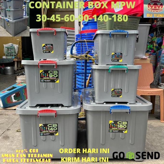 

Terlaris Mpw - Container Box 30-45-60-90-140-180 Liter Mpw