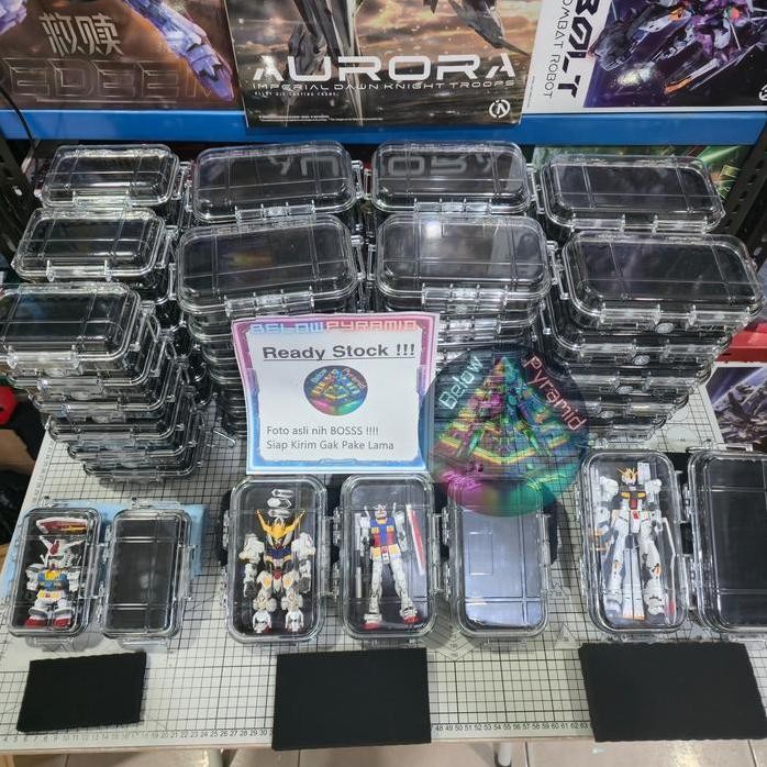 

Terlaris Display Storage Box Waterproof Transparant With Safety Silicone And Foam | Kotak Gantungan Peyimpanan Action Figure Model Kit Handphone Kamera Modelkit Mokit Bening Koleksi