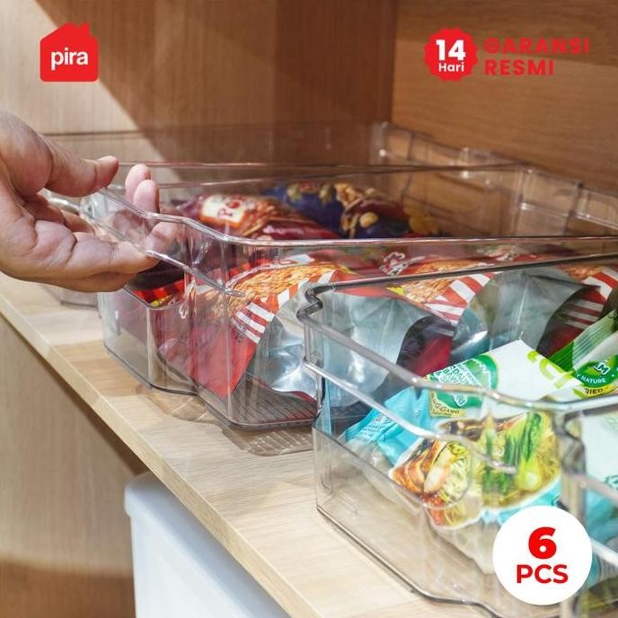 

Terlaris Pira Home - Shita Frd Po Rak Penyimpanan Serbaguna / Kotak Penyimpanan Makan Minuman Bening / Organizer Box Transparan
