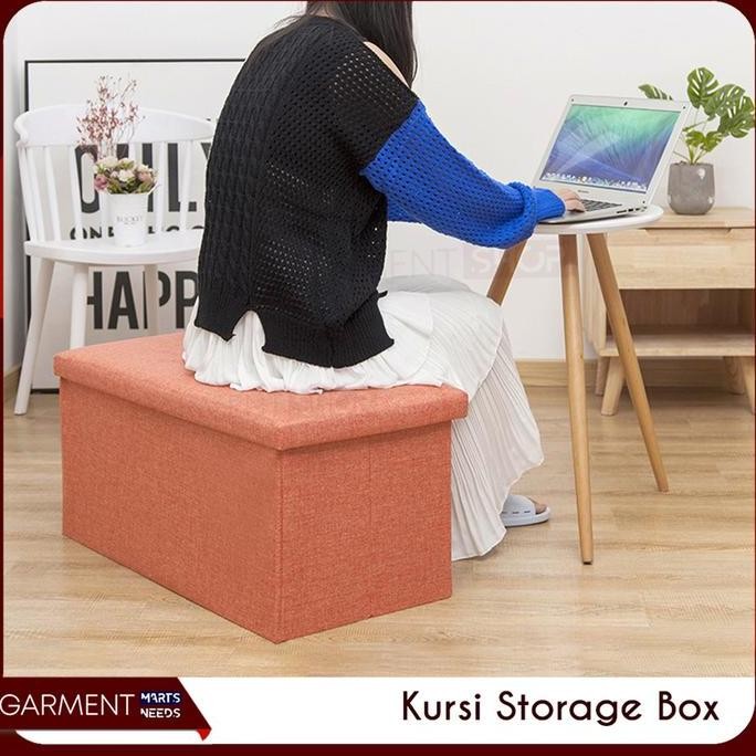 

Terlaris Bangku Lipat Kursi Sofa Kotak Penyimpanan Barang Sofa Storage Box Organizer Tempat Mainan Buku Serbaguna