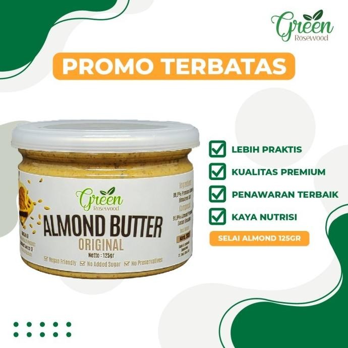 

(Expert) SELAI ALMOND 125 GRAM PREMIUM - ALMOND BUTTER SUGAR FREE - VEGAN