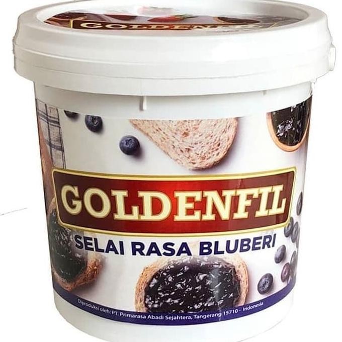 

(Expert) Goldenfil Strawberry Jam 1kg dan Blueberry Jam 1 kg - Selai - Filling