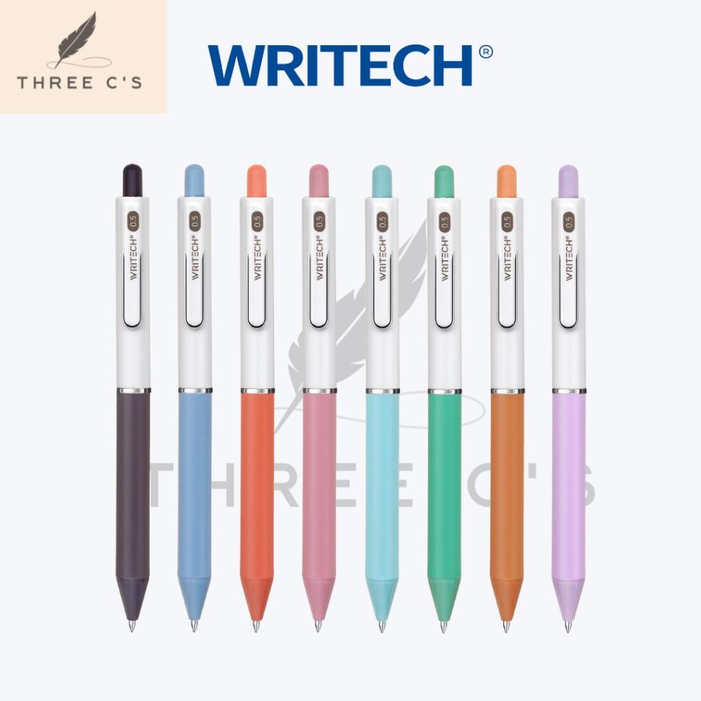 

Pulpen Pena Gel Pen Hitam Enak 0.5 Aesthetic Pastel WRITECH W-0164