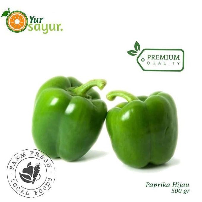 

Paprika Hijau SUPER 500gr / Paprika / Sayur Segar / Green Paprika FR46
