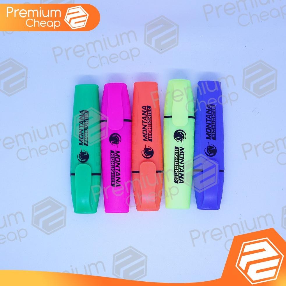 

[12 PCS] Stabilo Highlighter Montana Murah