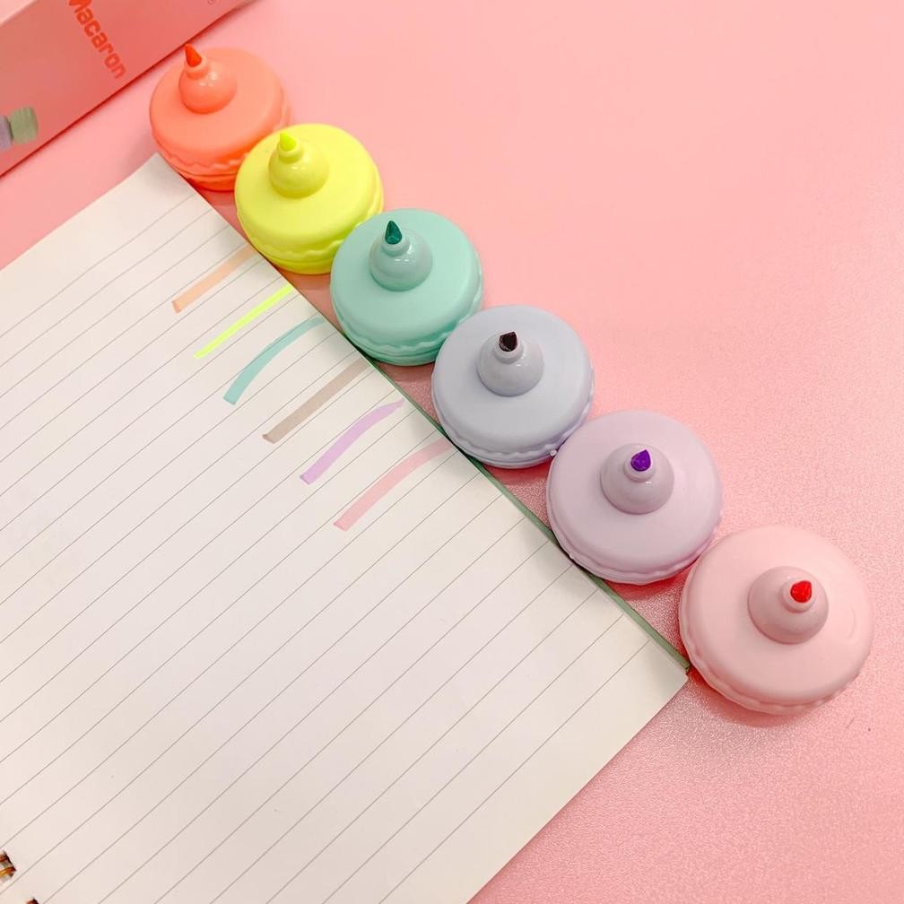 

STABILO MAKARON HIGHLIGHTER MACARONS 1 SET 6 SUSUN FREE KARDUS GRATIS BOX LUCU IMUT ALAT TULIS KANTO