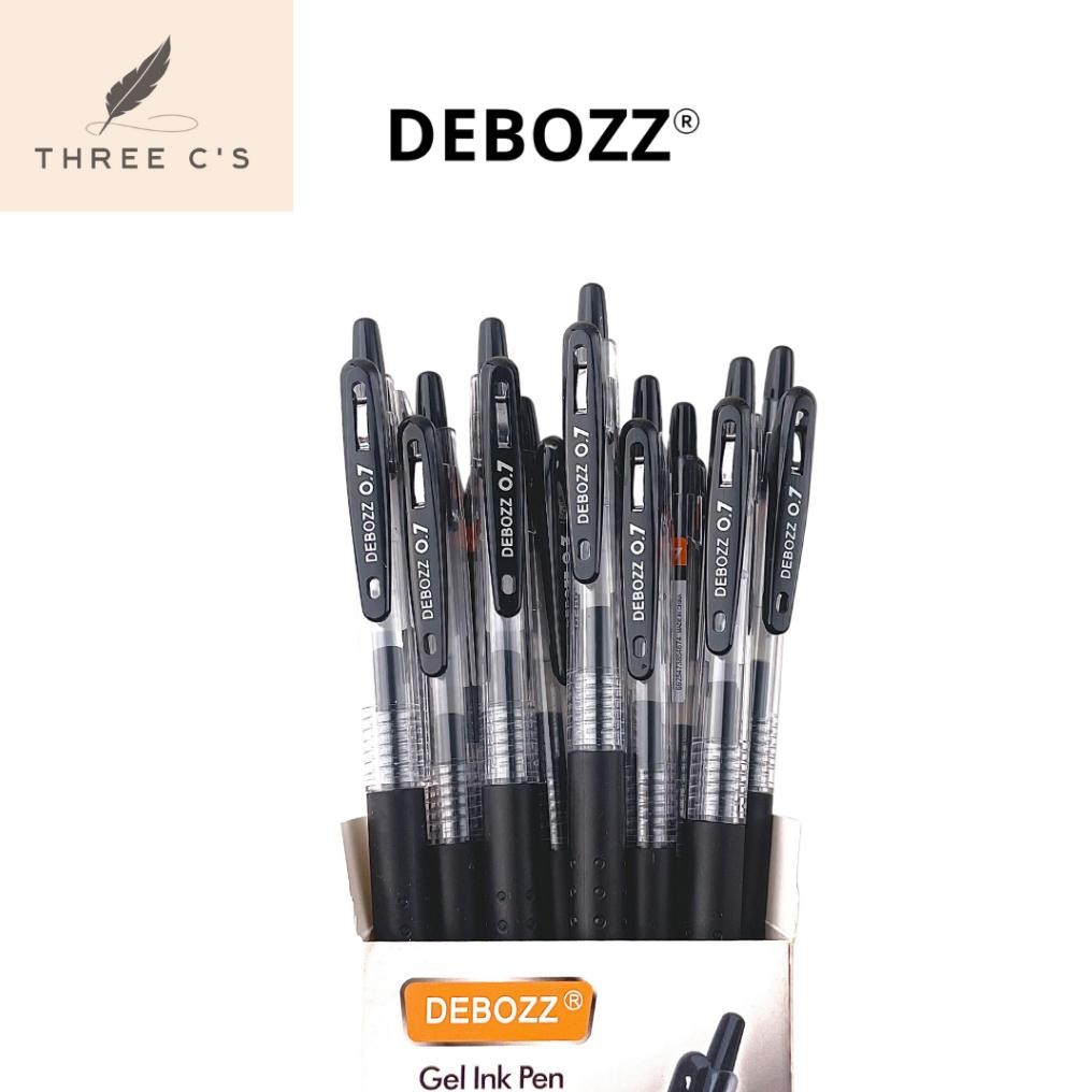 

Gel Pen Pulpen Pena Hitam 0.7mm 1 Kotak 12pcs DEBOZZ DB-G07