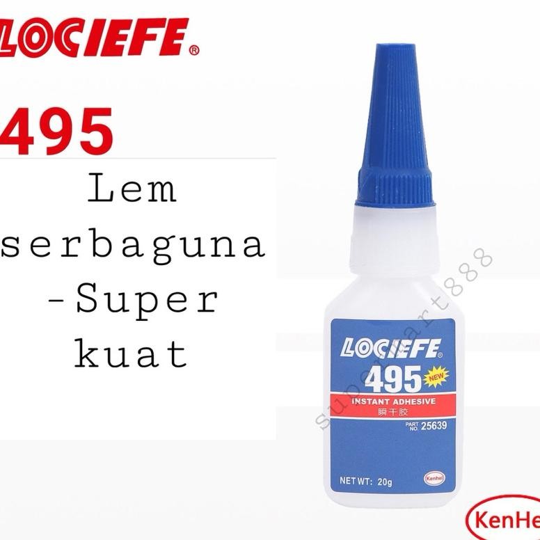 

LEM 495 Instant Adhesive Lem Instan Lem Super Glue 20 gr Lem 495 / lem serbaguna/ superglue/ Lem plastik /lem besi / lem sepatu AST