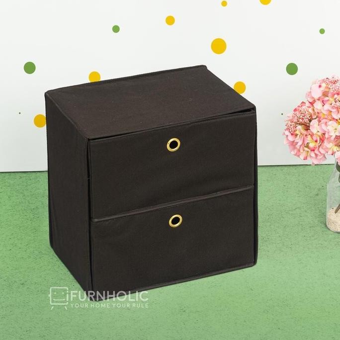 

Terlaris Ifurnholic Edwin Foldable Drawers I Kotak Penyimpanan | Storage Organizer