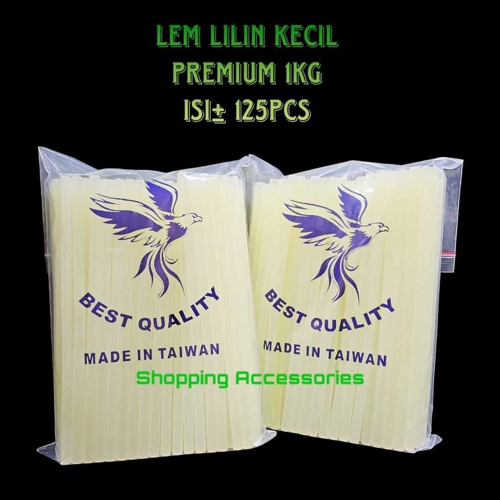 

(1 KG) Isi Lem Tembak Kiloan / Lem Bakar Kiloan / Glue Gun Refill / Lem Lilin Tembak Kecil Kualitas Premium AST