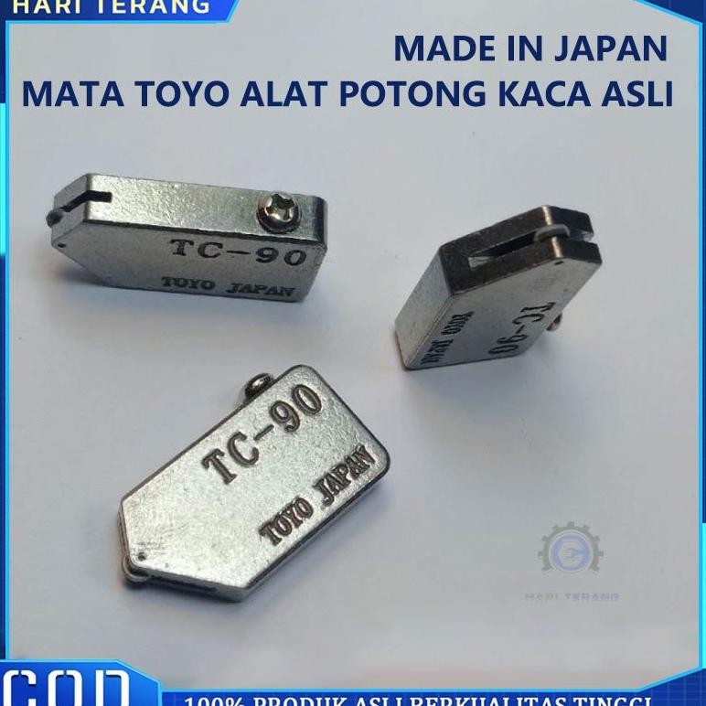 

Alat pemotong kaca toyo Tc 90 Mata pisau potong kaca alat potong kaca original mata pisau kaca asli made in japan/Mata potong kaca Toyo Tc 90 Alat pemotong kaca pisau potong kaca alat potong kaca keramik AST