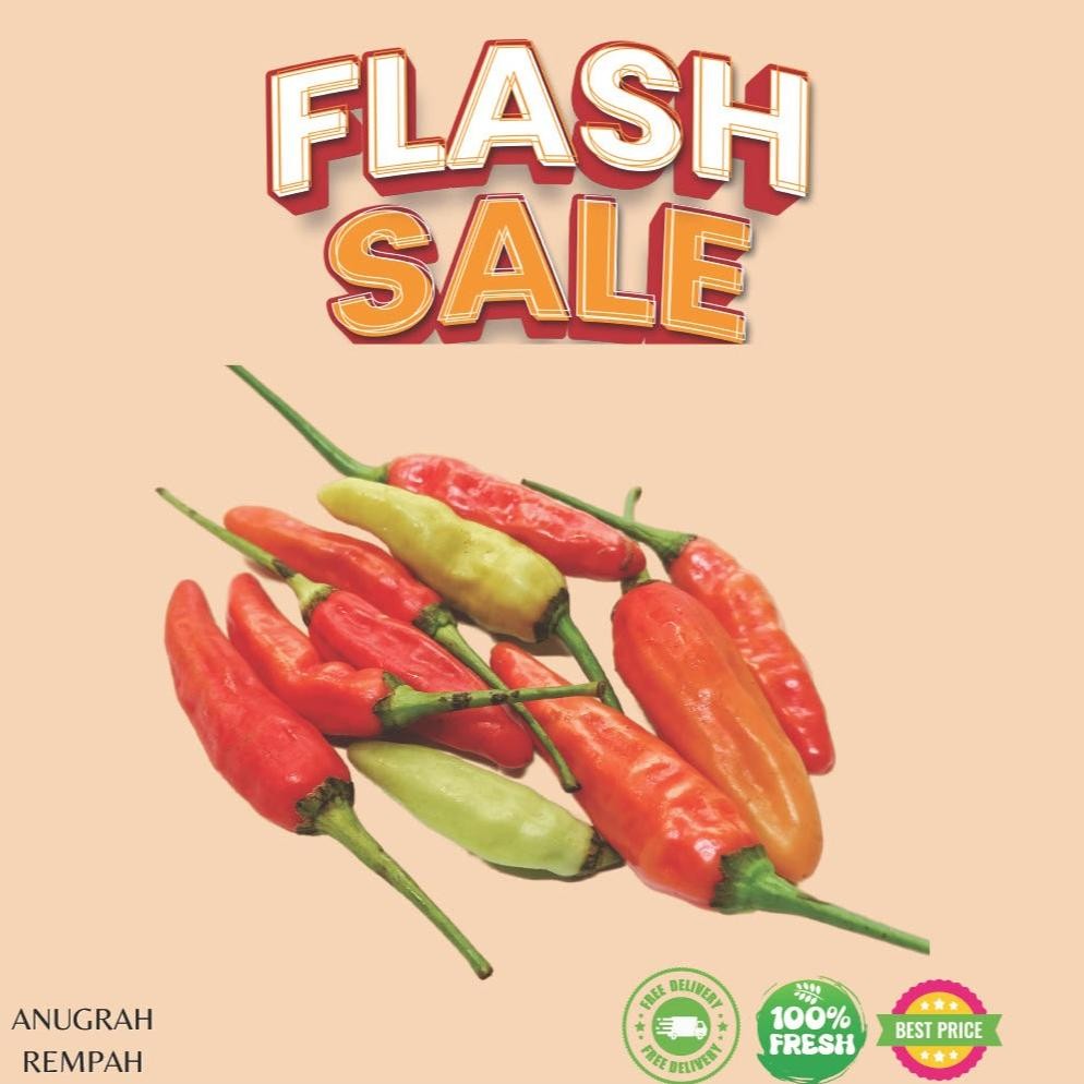 

KIRIM INSTAN Cabe Rawit Merah (Jablay) Segar 250-500 gram Anugrah Rempah