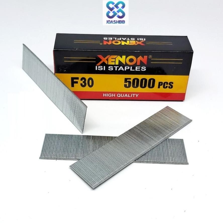 

ISI STAPLES F30 isi 5000bh MESIN PAKU TEMBAK REFILL AIR NAILER STAPLER GUN AST