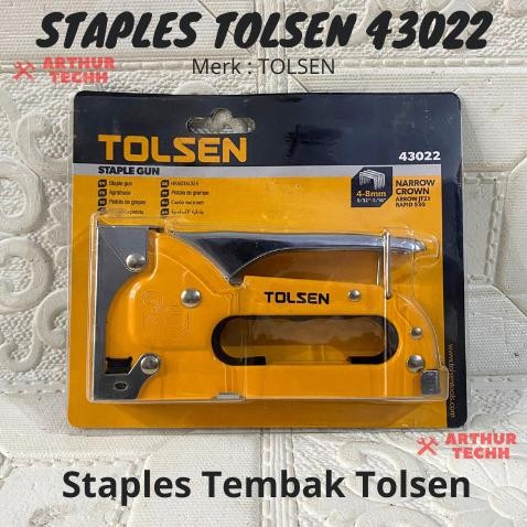 

TOLSEN Gun Tacker Staples Tolsen 43022 | Staples Tembak Tolsen Original AST