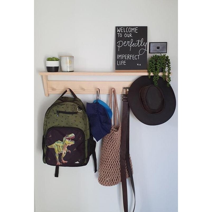 

Terlaris Rak Dinding Gantungan Baju/Tas/Kunci Minimalis Jati Belanda