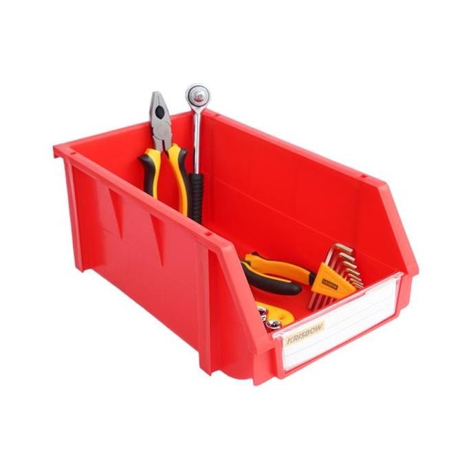 

Terlaris Storage Bin Krisbow 200X340X155Mm Red 10011442