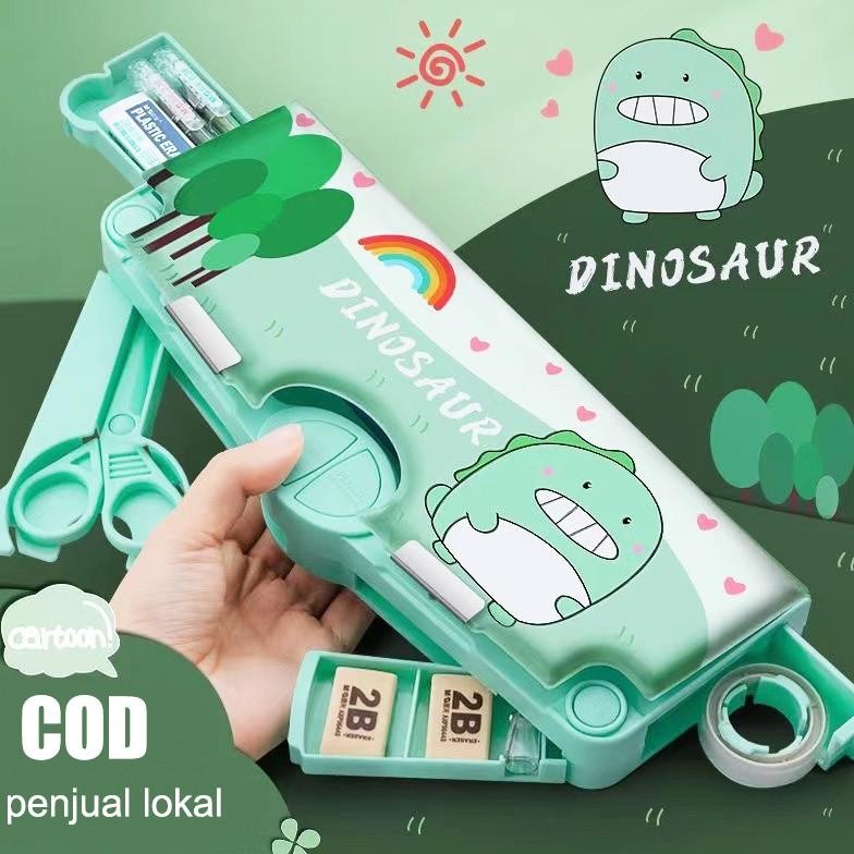

Kotak Pensil Multifungsi Lengkap Tempat Pensil Multifungsi Kotak Pensil Anak Lengkap Peruncing Gunting Isolasi Penghapus Penggaris Alat Tulis Sekolah AST