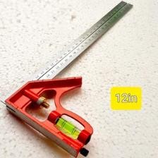 

(PENGGARIS WATERPASS) siku tukang 30 CM mistar waterpas 12 INCH AST