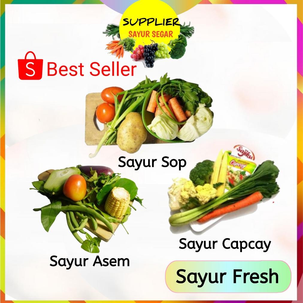 

Sayur Segar Palembang - Sayur Asem - Sop - Capcay
