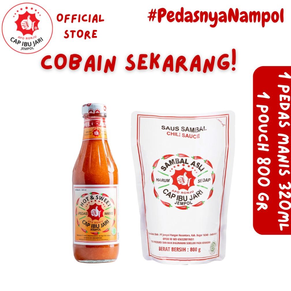 

Sambal Asli Cap Ibu Jari Jempol PAKET MIX 1