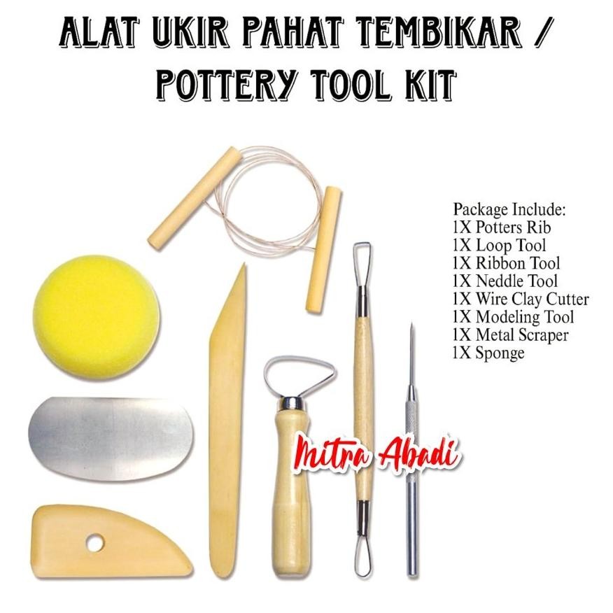 

Alat Ukir pahat Tembikar / Pottery Tool kit ( 1 SET ISI 8 PCS ) AST