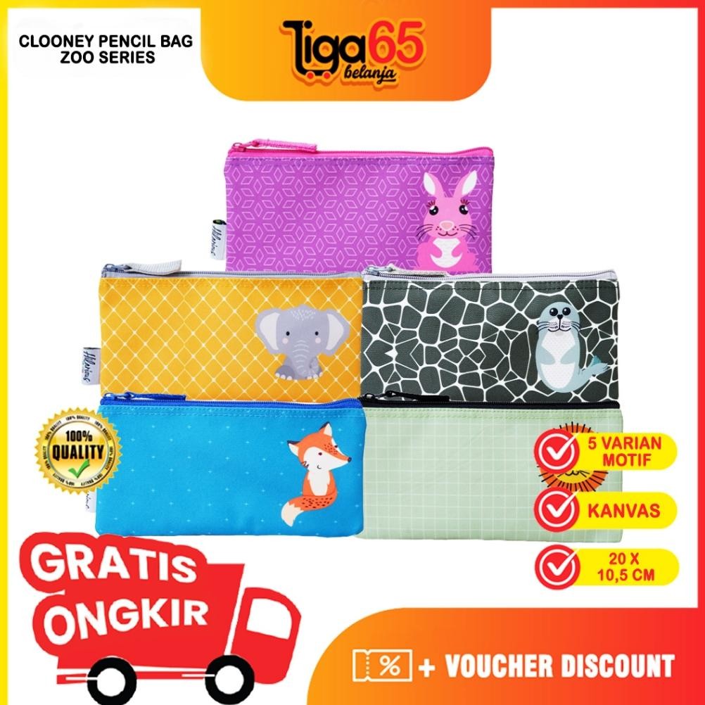 

Hilarious Kids / Pencil Bag Anak / Clooney Pencil Bag Zoo Series / Pencil Bag Anak 614 2010 AST
