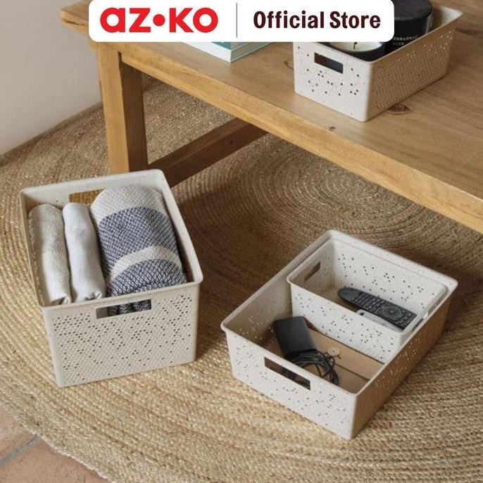 

Terlaris Azko Stora Keranjang Penyimpanan Ecohome Terra Storage Basket Kotak Penyimpanan Serbaguna Bin Organizer Tempat Simpan Barang