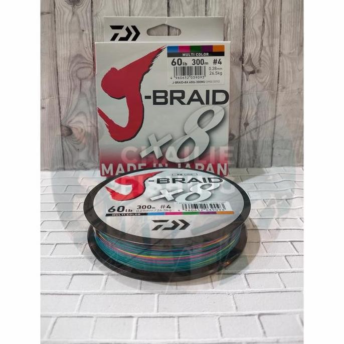 '' Senar PE Daiwa J-Braid X8 PE 4 300M ''