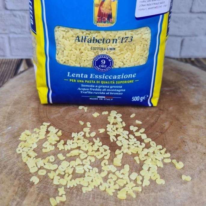 

(Expert) alphabet pasta alfabet de cecco 500gr ori mpasi