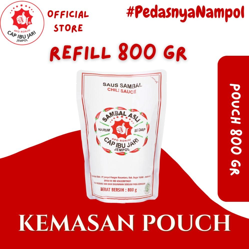 

Sambal Asli Cap Ibu Jari Jempol Rill Pouch 800gr