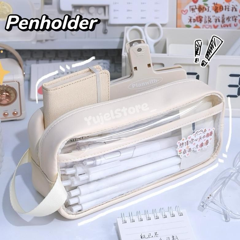 

Kotak Pensil Transparant Multifungsi Kosmetik Tempat Kosmetik Lucu AST