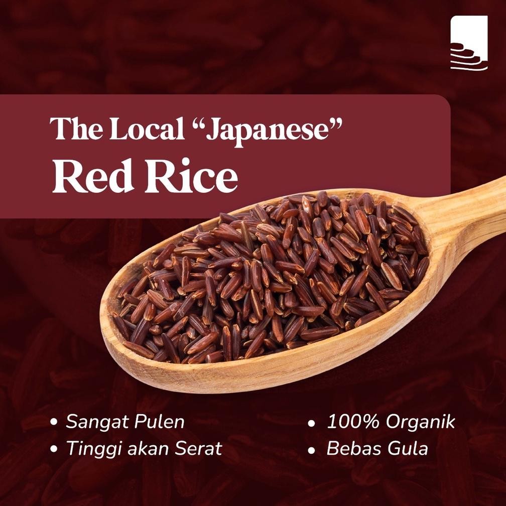 

Beras Merah Organik Rendah Kal Pulen Wangi Sugar Free Terrice 1 kg
