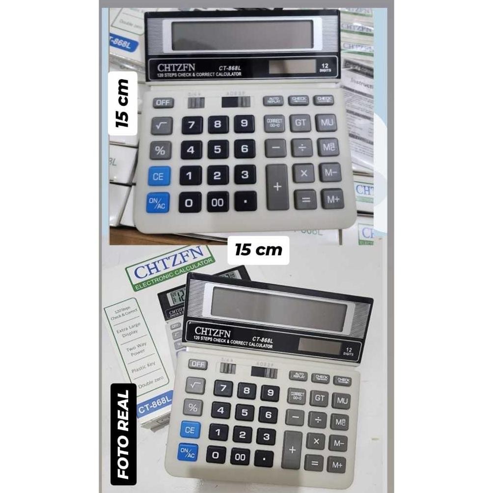 

Kalkulator 12 digit -868L- kalkulator DesktopmMeja Kantor SDC 868 L AST