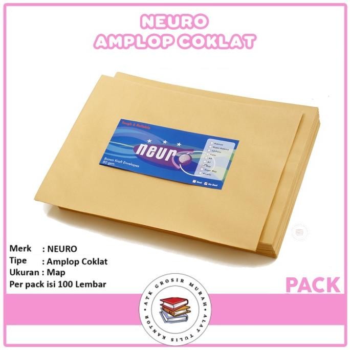 

Amplop Coklat Ukuran Map Neuro ( 27,5 x 37,5 cm ) GROSIR!!! SS