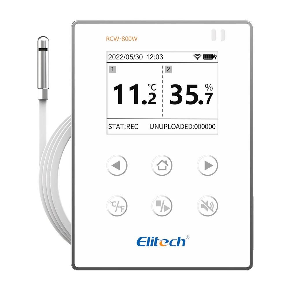 

RCW-800W Elitech Temp & Humidity Data Logger Wifi Bluetooth Cloud AST